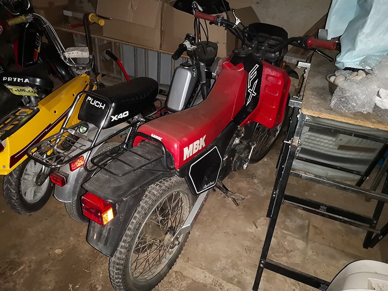 mobylettes : puch, mobyx, fx 50